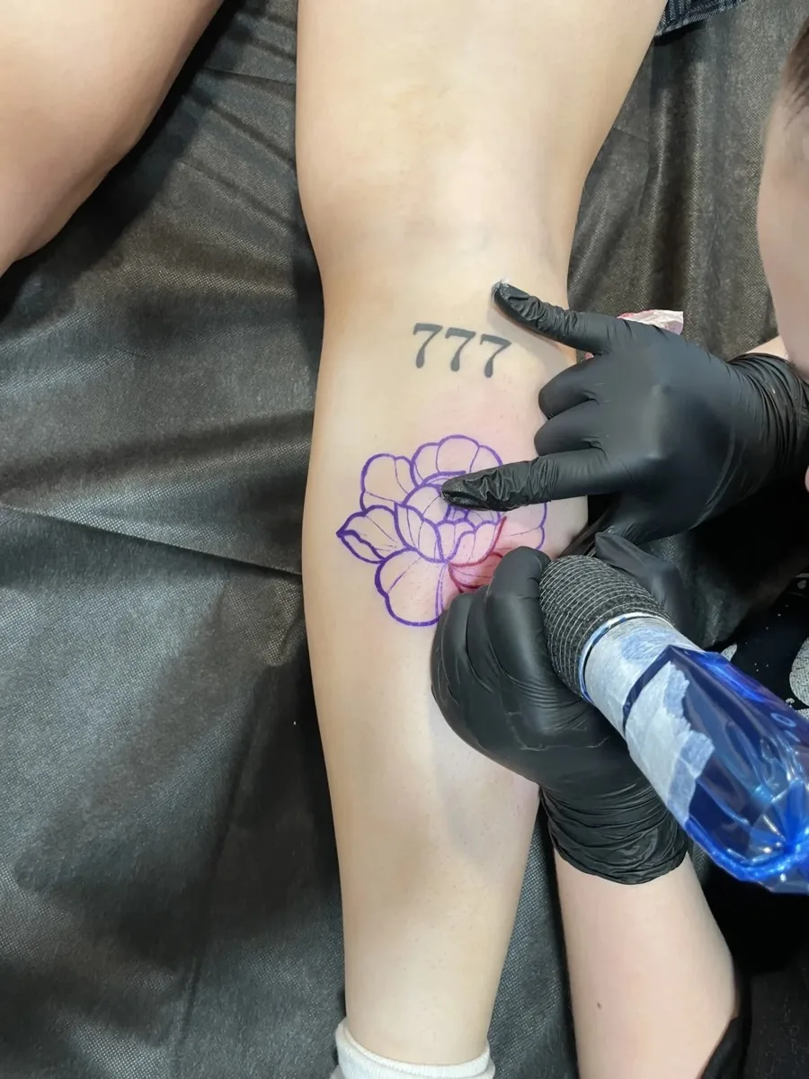 Tattoo training at London Tattoo College, where Lewisham students learn